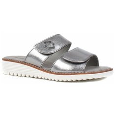 Сабо Ara, размер 40 (6.5), серебряный