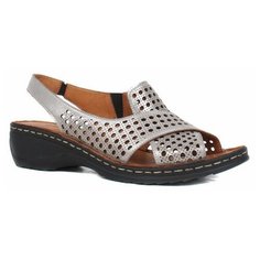 Босоножки GOERGO, размер 39, серебро