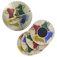 Подставки под напитки Paladone: Гарри Поттер (Harry Potter) Распределяющая шляпа (Sorting Hat) (PP4950HP) 4 шт