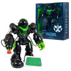 Робот на радиоуправлении JUNFA Пультовод свет, звук, движение, с русским озвучанием, в коробке, 42х41х15 см.