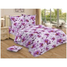 Постельное белье Ovonavi 1842/2 бязь,сиреневое