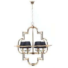 Подвесная люстра Lumina Deco Baltimore LDP 8020-6 GD+BK