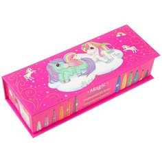 Набор двусторонних фломастеров в шкатулке 12 штук Depesche Ylvi & the Minimoomis (008830)