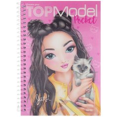 Раскраска карманная 3D обложка Depesche Create Your TOPModel Pocket (047857_Q/розовый)