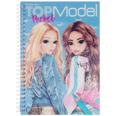 Раскраска карманная 3D обложка Depesche Create Your TOPModel Pocket (047857_Q/голубой)