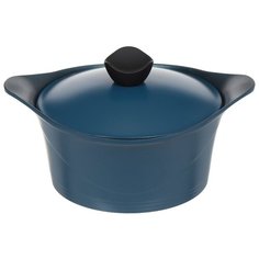 Кастрюля с антипригарным покрытием Daniks Shoven KI-T2024-2965C, с крышкой, 4.3 л
