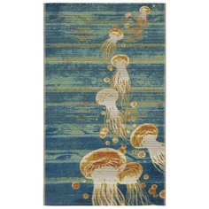 Комнатный ковер 80х140см на пол Медитерранеан / 758 Z Cleopatra