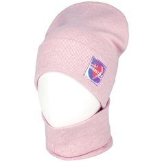 Шапка-бини NIKASTYLE набор из 2 шт. размер 54, светло-розовый меланж