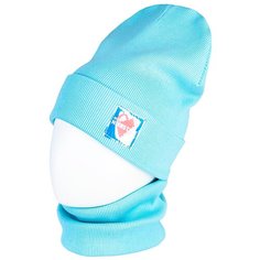 Шапка-бини NIKASTYLE набор из 2 шт. размер 54, ментоловый