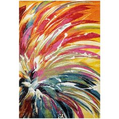 Недорогой синтетический ковер Crystal Merinos 2950-Multicolor прямоугольник (100*200 см)