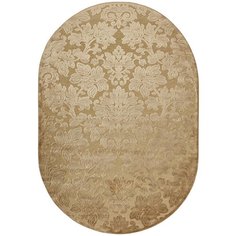 Бельгийский вискозный ковер с рельефом Venezia RV321-R99 овал (200*290 см) Ragolle
