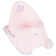 Горшок кролики антискольз. (розовый) Tega Baby