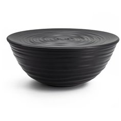 Миска с крышкой tierra 25 см черная Guzzini