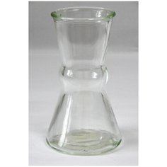Ваза декоративная NinaGlass 92-004-1 Грейси прозрачный стекло