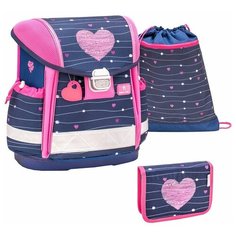 Belmil Ранец школьный Classy Set с наполнением Simple Heart 403-13/O/9 SET