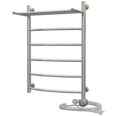 Полотенцесушитель электрический дуга с полкой 80х50 правый Акванерж