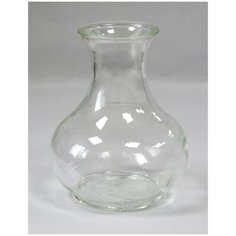 Ваза NiNaGlass 92-008-1 из стекла прозрачный