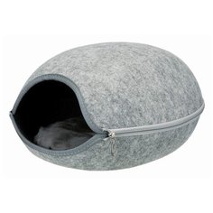 Лежак пещера для кошек Trixie Luna фетр светло серый 40 × 24 × 46 см (1 шт)