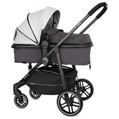 Коляска детская 2-в-1 "AZURE STAR" RA147 alu. Soft Grey РАНТ