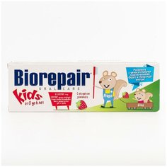 Зубная паста детская от 0 до 6 лет, с экстрактом земляники - 50 мл Biorepair