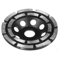 Чашка алмазная шлифовальная двухрядная, Зубр 33372-125