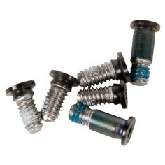 Набор винтов нижней части корпуса 6 шт для Apple MacBook Pro 15" Retina, Touch Bar, A1707, Late 2016 Mid 2017 Space Gray Серый Космос