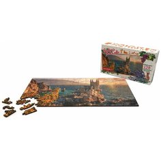 Фигурный деревянный пазл "Travel collection" Ласточкино Гнездо Нескучные игры