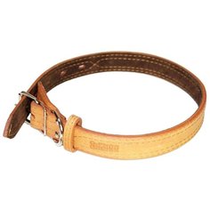 Ошейник Зоомастер 052045, обхват шеи 45 см рыжий