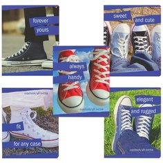 Альт Тетрадь Кедомания 7-48-014, клетка, 48 л., белый/голубой