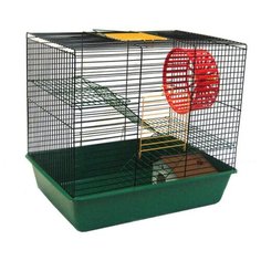 Кгр вака грызун № 3 с домиком и колесом 410*300*370