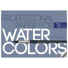 Бумага для акварели А4, 10л, блок 240гр, в папке 4-115 Bruno Visconti