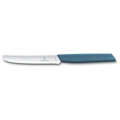 Нож столовый VICTORINOX 6.9006.11W2 Swiss Modern волнистое лезвие 11 см