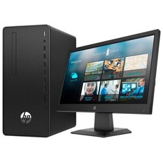 Настольный компьютер HP 290 G4 MT Bundle (1C6U7EA) Mini-Tower/Intel Core i5-10500/4 ГБ/1 ТБ HDD/Intel UHD Graphics 630/DOS/монитор 18 дюйм. чеpный