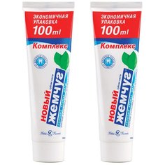 НК Жемчуг Новый з/паста Комплекс Сильная мята 100мл (набор из 2х шт)