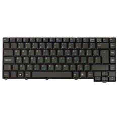 Клавиатура для ноутбука Asus F2, F3, Z53S Series. (28pin). Г-образный Enter. Черная, без рамки. PN: K012462A1. Top On