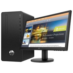 Настольный компьютер HP 290 G4 MT Bundle (1C6V1EA) Mini-Tower/Intel Core i5-10500/4 ГБ/1 ТБ HDD/Intel UHD Graphics 630/DOS/монитор 20.7 дюйм. чеpный