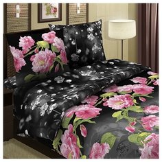 Традиция Постельное белье Lora Цвет: Чёрный br00344 (семейное)