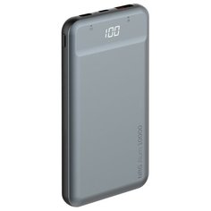 Внешний аккумулятор Deppa Power Bank NRG Alum 10000mAh Black 33557