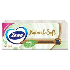 Салфетки Zewa Zewa Natural Soft, 9 шт., 10 пачек
