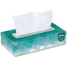 Бумажные салфетки для лица Kleenex, в коробке, 2-сл, 21х19,8 см, 100 шт/уп