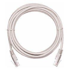 Патч-корд NETLAN EC-PC4UD55B-010-GY-10 U/UTP 4 пары, Кат.5е, 2хRJ45/8P8C, T568B, Molded, PVC, 1м, серый, уп-ка 10шт