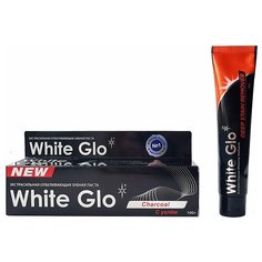 White Glo зубная паста c углем 100 гр.