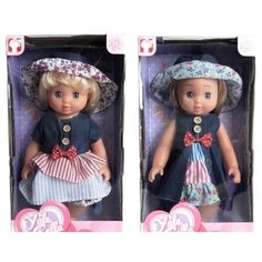 Кукла в платье и шляпке, в ассортименте 2 вида, 25 см Defa