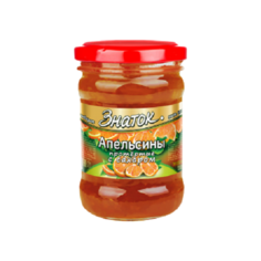 Апельсины протертые с сахаром (0,280 кг) стекло Знаток