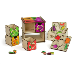 Сортер Сибирские игрушки Умный комодик Овощи 61102