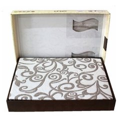 EFOR Покрывало Laura цвет: кофейный (240х260 см) br43977