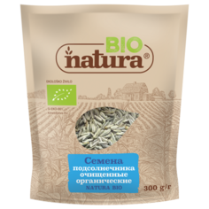 Семена подсолнечника очищенные органические NATURA BIO 300 г