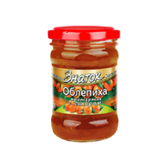 Облепиха протертая с сахаром (0,280 кг) стекло Знаток