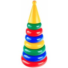 Пирамидка Строим вместе счастливое детство большая (шар большой, конус)