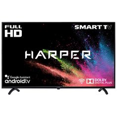 Телевизор HARPER 43F720TS 43" (2020), черный/серый металлик